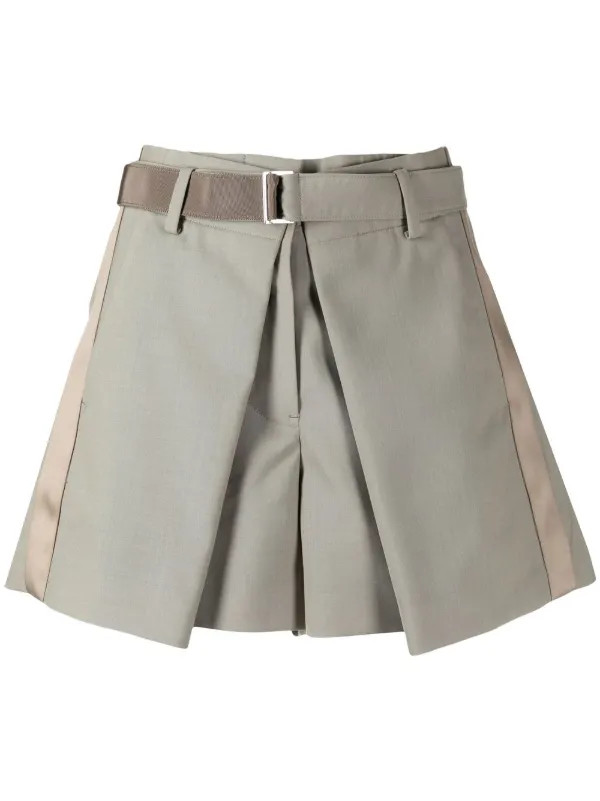 inverted-pleat shorts | Farfetch (UK)