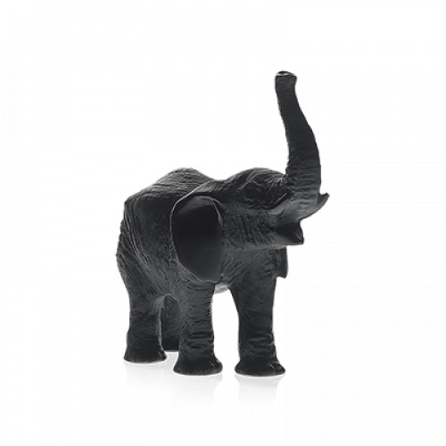 Daum Black Elephant J.F Leroy Height 14.5 Cm (Special Order) | Gracious Style