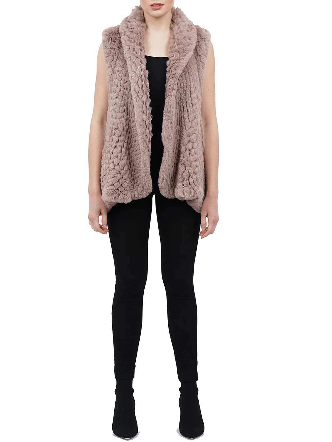 Love Token Women's Ali Faux Fur Vest in Light Taupe Medium Lord & Taylor | Lord & Taylor