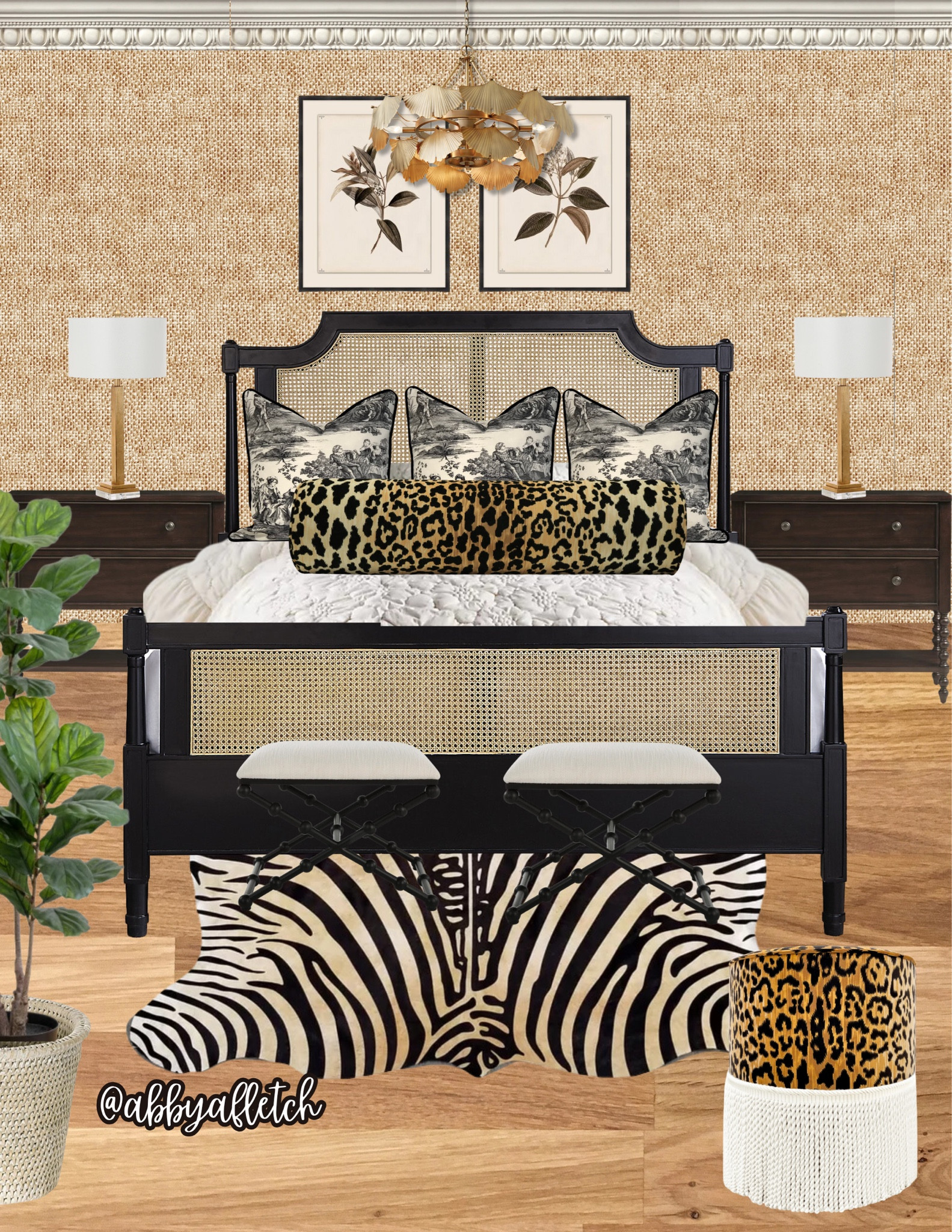 for all my neutral yet bold lovers! loving all the bold patterns and animal print🤩🐆




zebra leopard toile gold black rattan mix patterns, zebra, leopard, cheetah, animal print, neutral, bedroom

#LTKHome