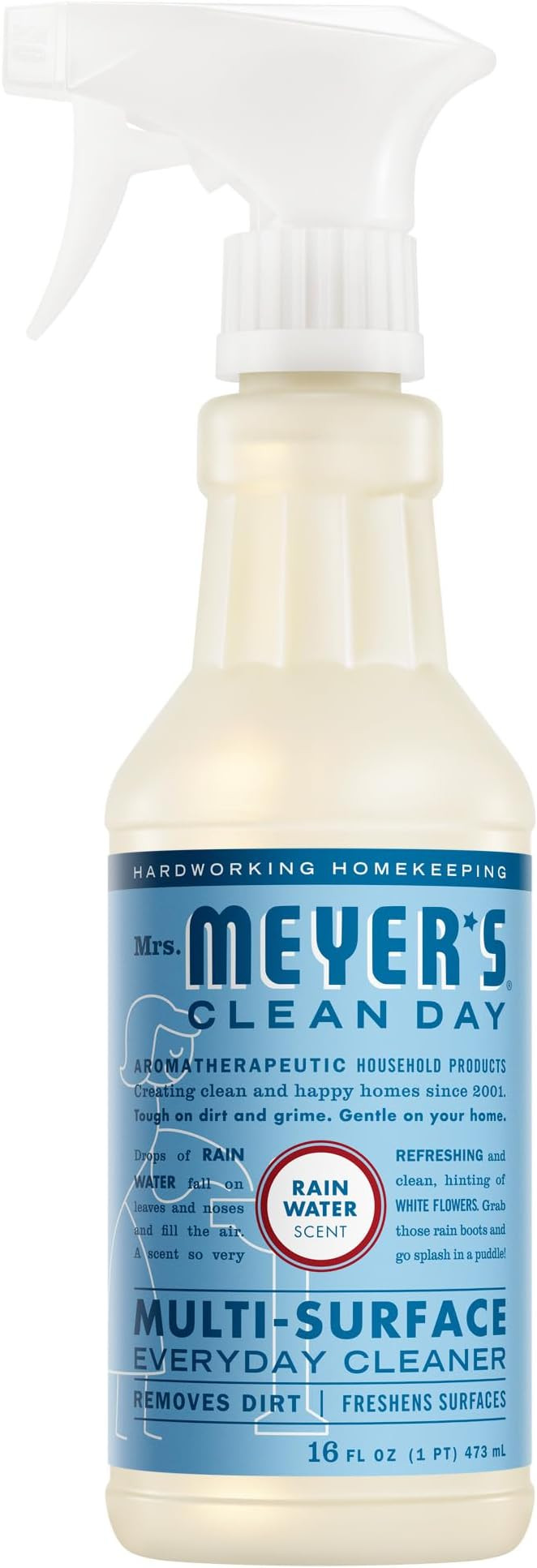 MRS. MEYER'S CLEAN DAY Multi-Surface Everyday Cleaner, Rain Water Scent, 16 Fl Oz Bottle | Amazon (US)