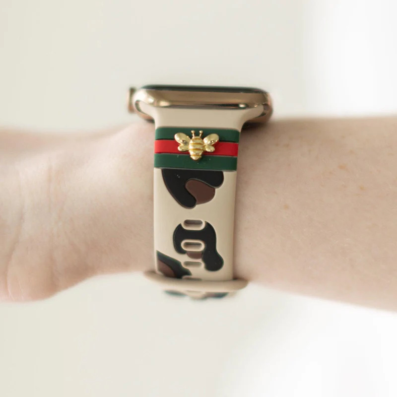 Brown Leopard Cecile Apple Watch Band | StrawberryAvocados