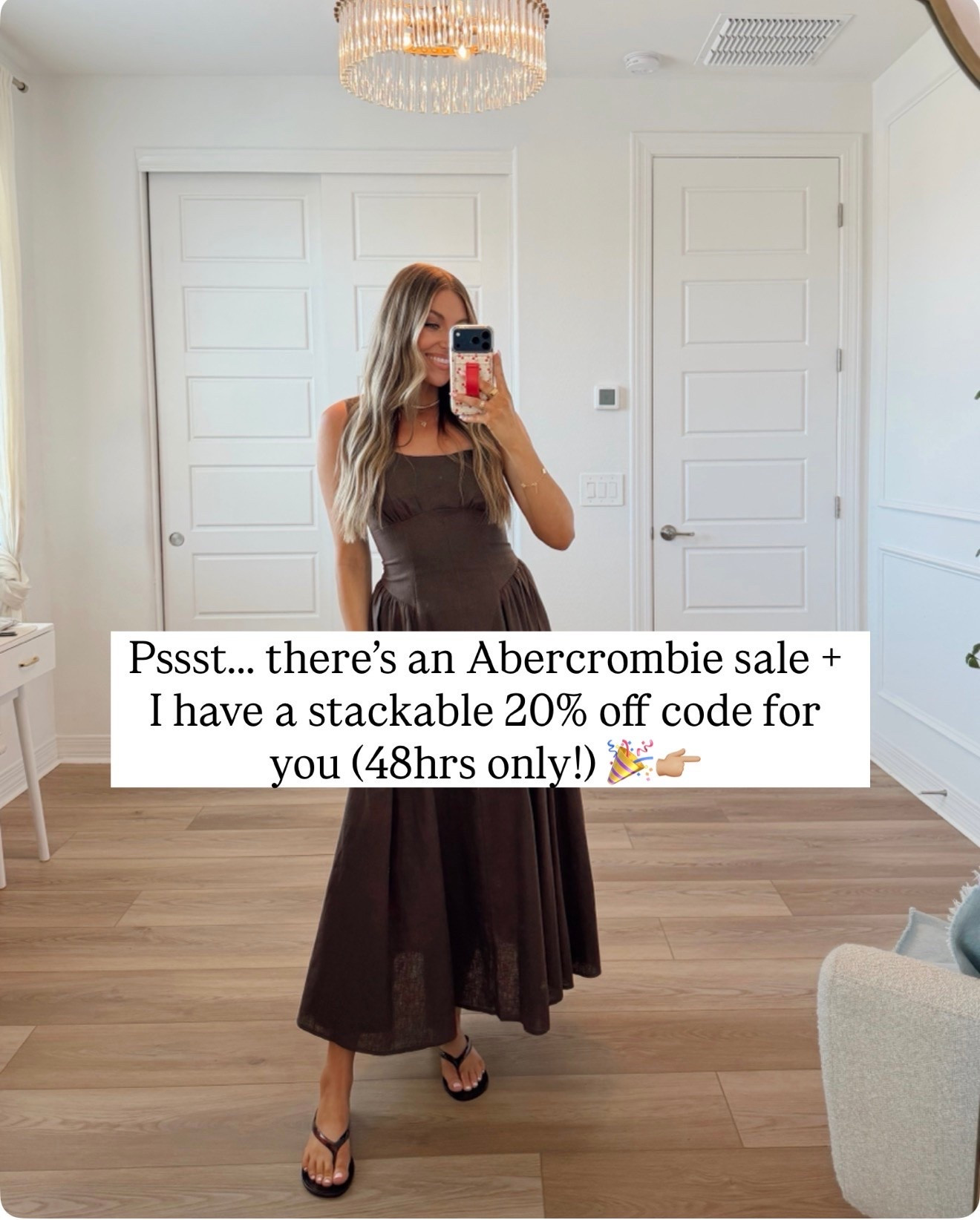 Abercrombie dresses 25% off plus extra 20% off with code AFLTK!!