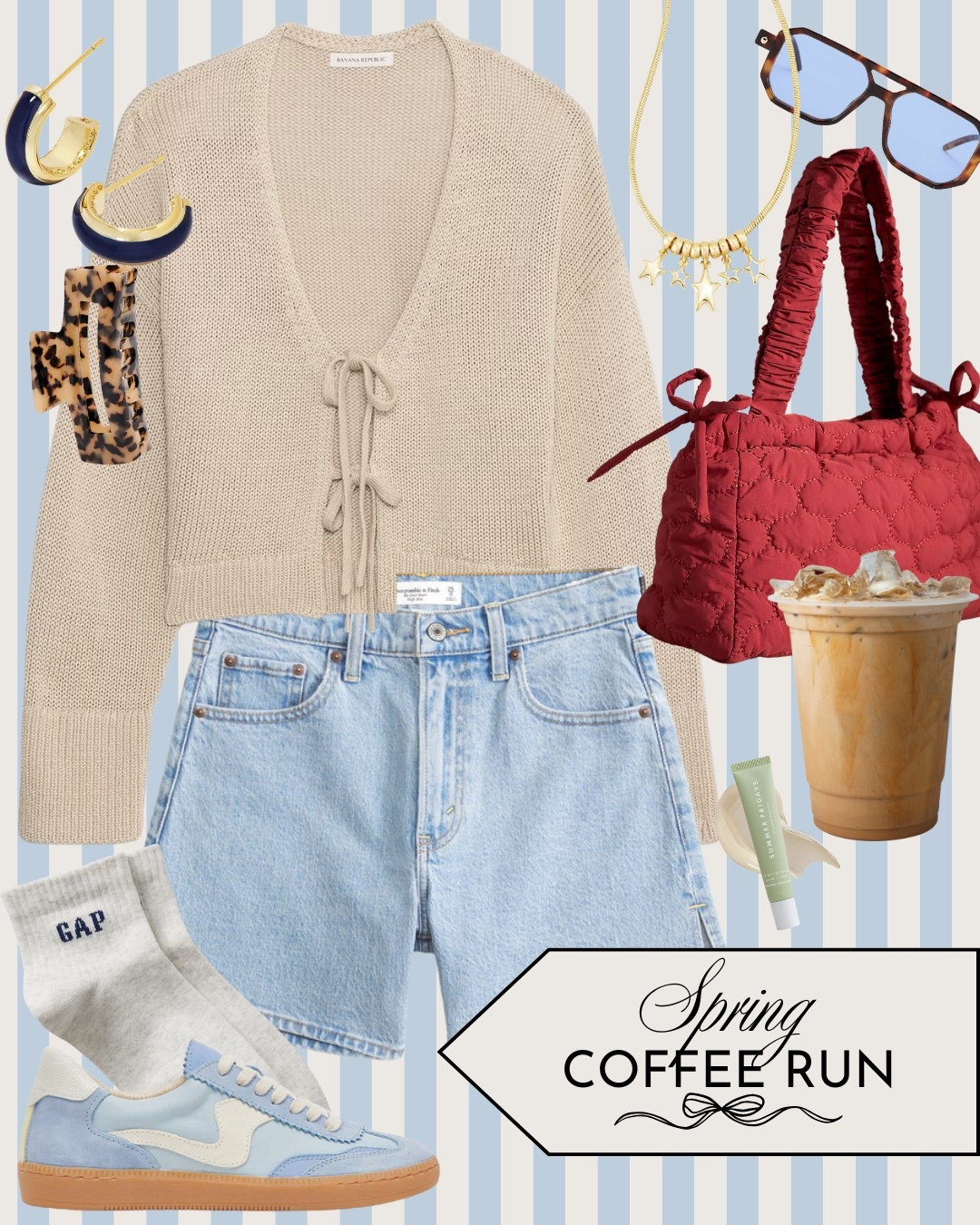 outfit inspo for the quick coffee run days ✨ loving the matching bow details on the cardigan and purse 😍 

To SHOP, use the LTK link in our bio 🔗

@shop.ltk 

#outﬁtinspo #springfashion #ltkstyletip #liketoknowit #ltkfashion 

#LTKStyleTip #LTKSeasonal #LTKFindsUnder50