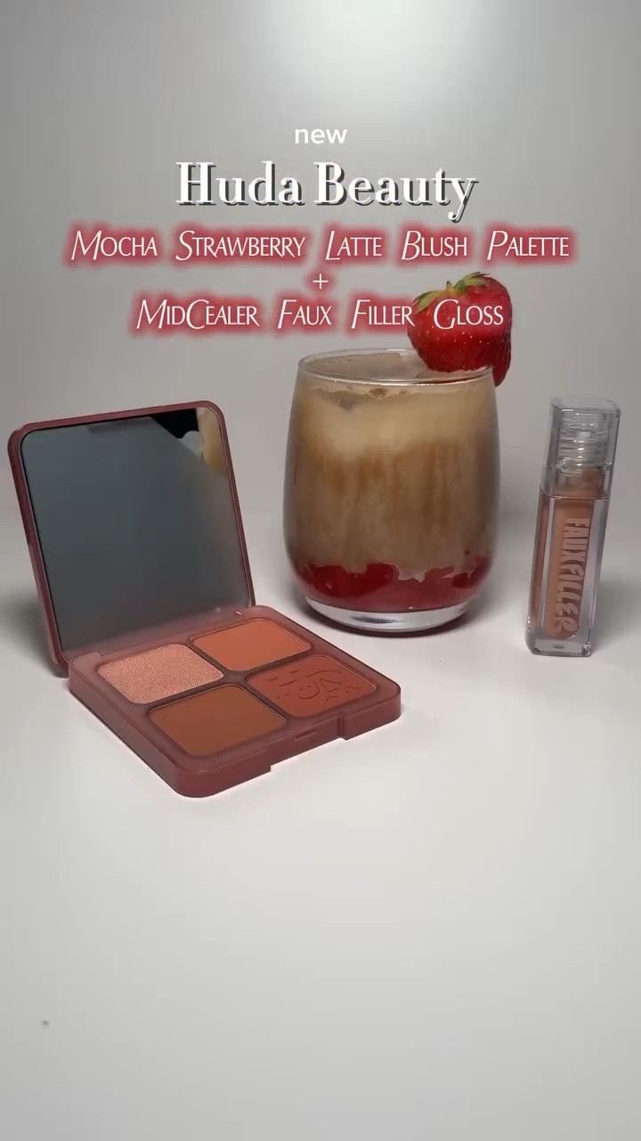 @hudabeauty strawberry latte collection 🍓☕️✨ 

🌟 products used:
-mocha strawberry latte blush palette
-faux filler extra shine lip gloss - midcealer

🛍️shop directly from this reel or on my Huda beauty storefront https://community.hudabeauty.com/a/anisha.e (also linked in my bio)💫 

follow my beauty page @beauenli for more glam 💖

.
.
.
#hudabeauty #hudabeauties #makeup bostoncontentcreator Boston beauty influencer

#LTKBeauty #LTKgrwm