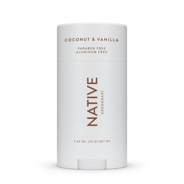 Native Deodorant, Coconut & Vanilla, Aluminum Free, for Women and Men, 2.65 oz | Walmart (US)
