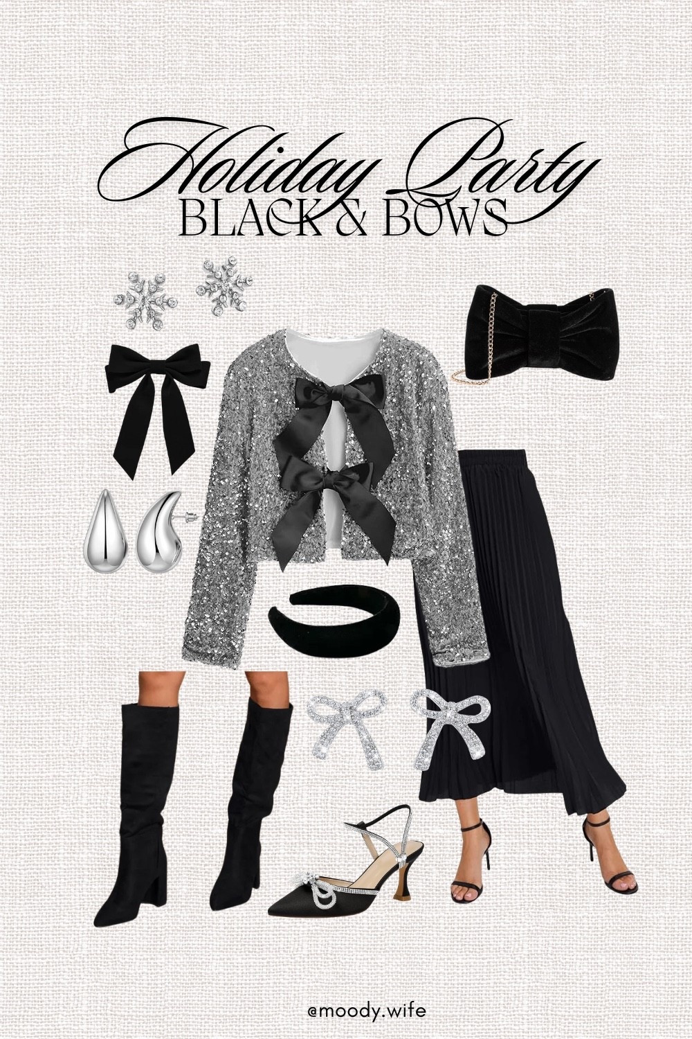 holiday party black and sequins outfit 🖤

#LTKootd #LTKSaleAlert #LTKgrwm