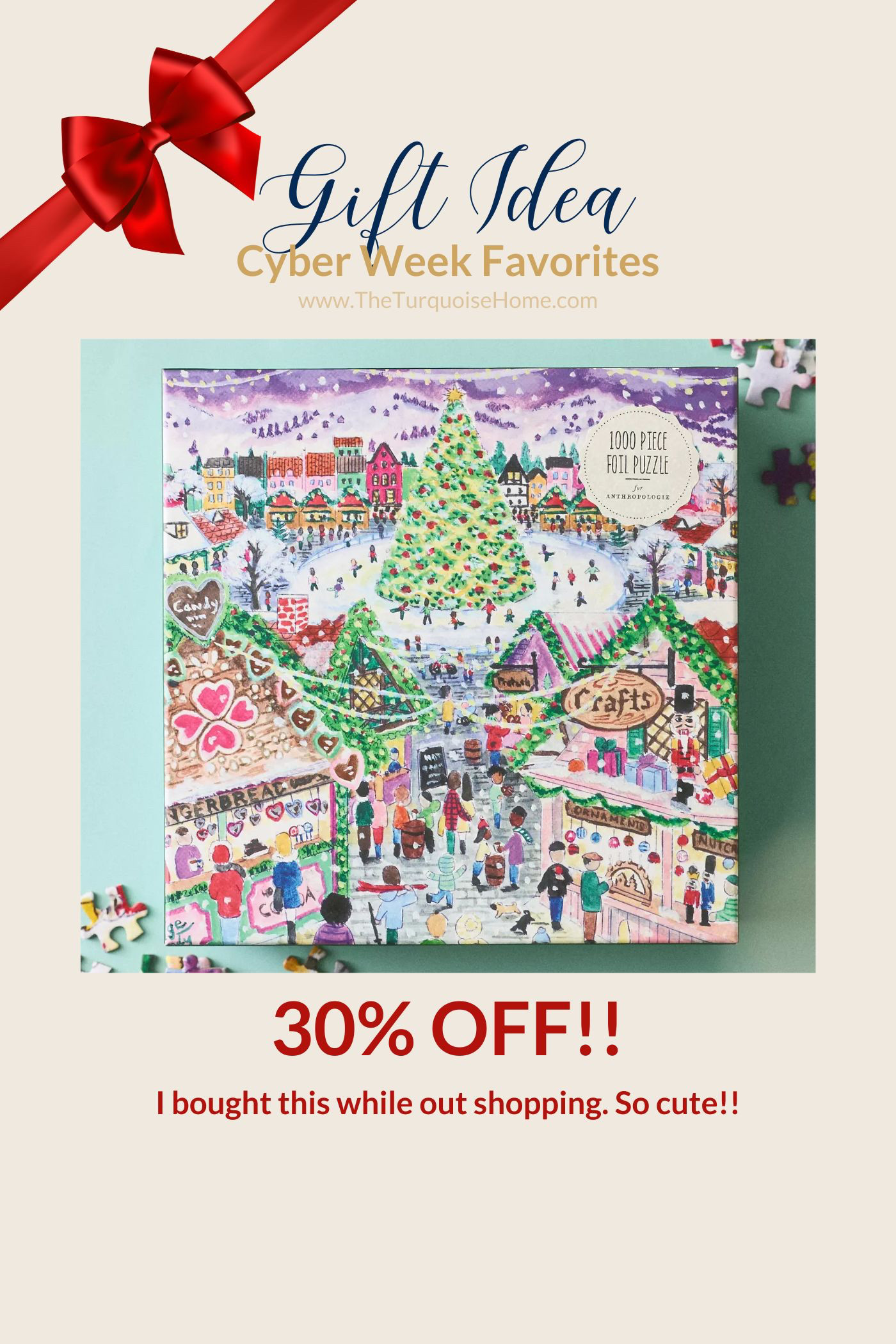 Grab this gorgeous puzzle for any puzzle lover in your life! I love the foil details. It's soooo pretty! I bought one for myself while out shopping.  

 #LTKCyberWeek #LTKGiftGuide #LTKSaleAlert