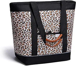 Insulated Cooler Bag Reusable Grocery Tote Bags Transport Large Lunch Box for Women | Amazon (US)