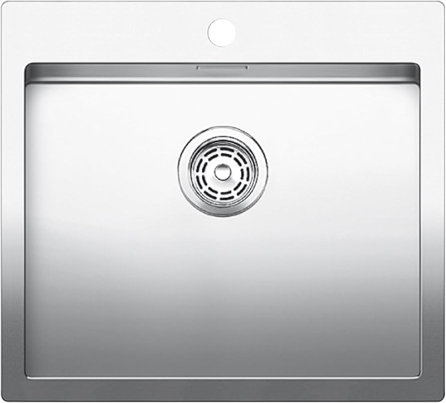 Blanco Claron 500-IF/A Sonder Edelsthal-Spüle, manuelle Ablaufgarnitur, Flachrand für 60 cm Unt... | Amazon (DE)