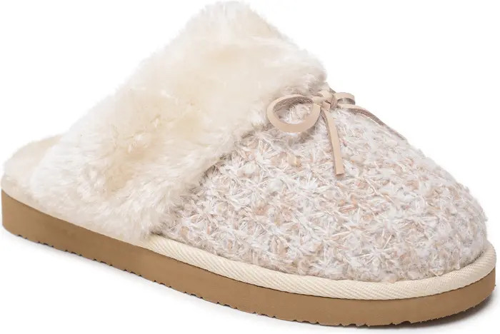 Minnetonka Flurry Scuff Faux Fur Slipper | Nordstrom | Nordstrom