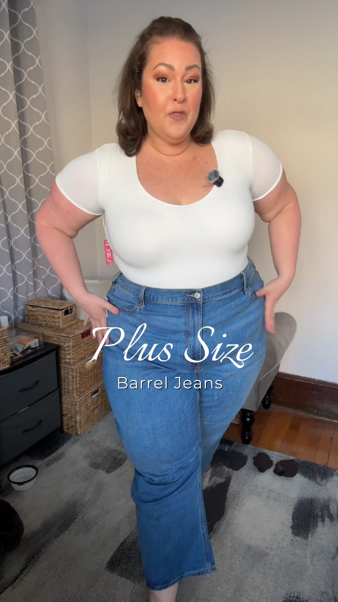 Absolutely love these barrel jeans! 😍 #plussize #plussizejeans #plussizefashion 

#LTKPlusSize