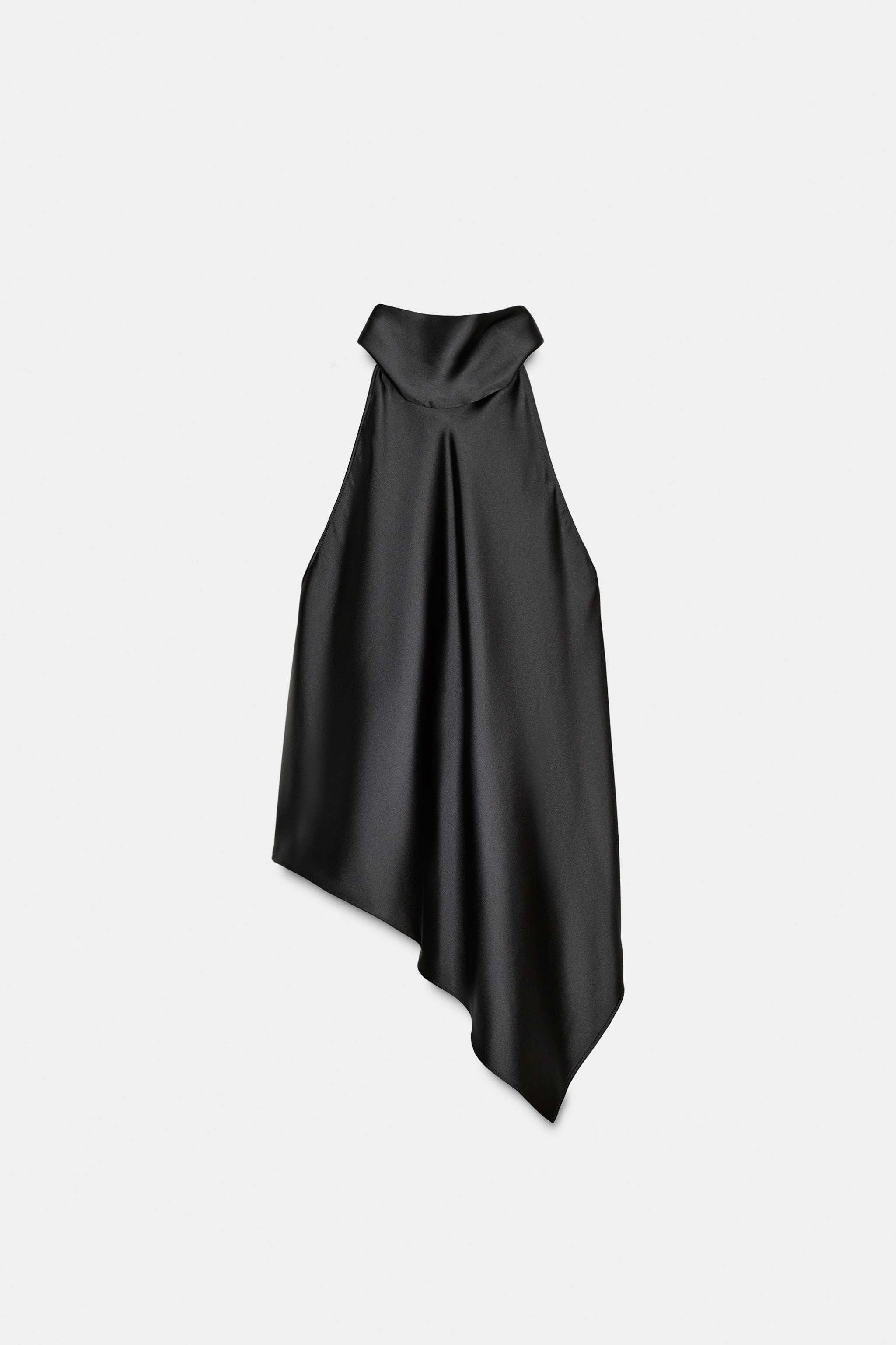 ASYMMETRIC HALTER TOP | Zara US