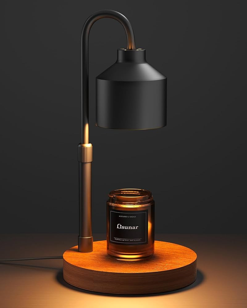 Electric Candle Warmer Lamp Black, Candle Lamp Warmer with Timer, Wax Warmer Lamp Candle Warmer f... | Amazon (US)