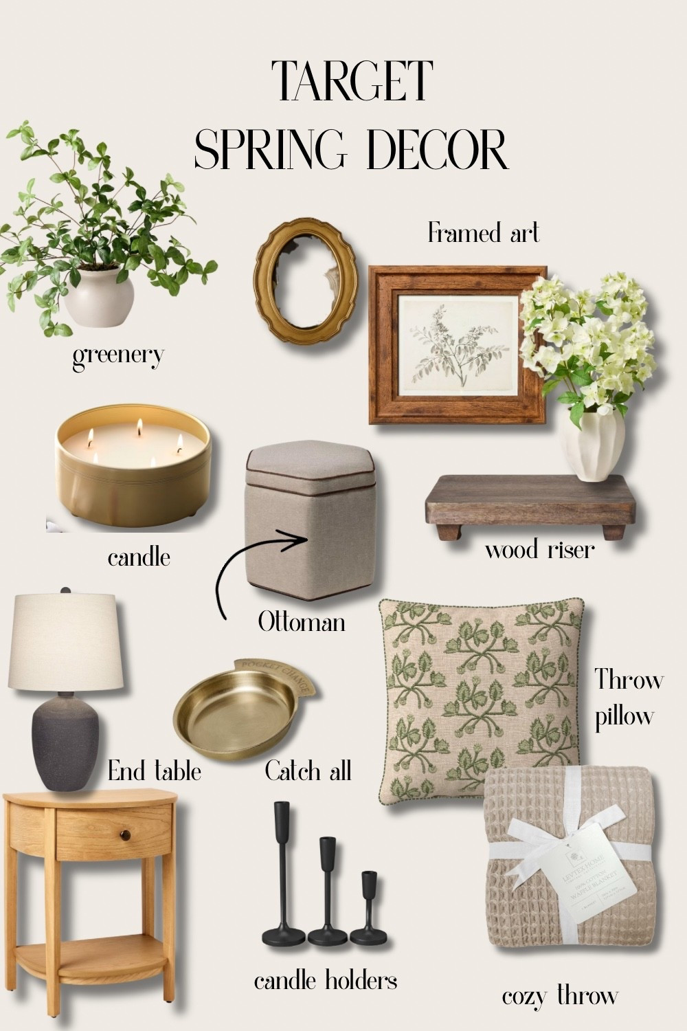 You guys, I am obsessed with these Target home decor finds! 😍 From these gorgeous floral vases and table lamps to cute decorative trays, candle holders, and vintage  mirrors, everything feels so cozy and curated. I also love me a cozy soft throw blankets and decorative pillows to make my living room extra comfy, and added a few vintage art pieces for character. Honestly, Target has the best mix of affordable home decor and stylish pieces that make a house feel like a home. If you’re looking to refresh your space, these are absolute must-haves! Spring, I am ready for you! 🌷#LTKSpring #TargetHomeDecor #TargetFinds #HomeDecorInspo #CozyHome #BohoDecor #AffordableDecor #LivingRoomStyle #HomeStylingTips #TargetStyle

#LTKhome