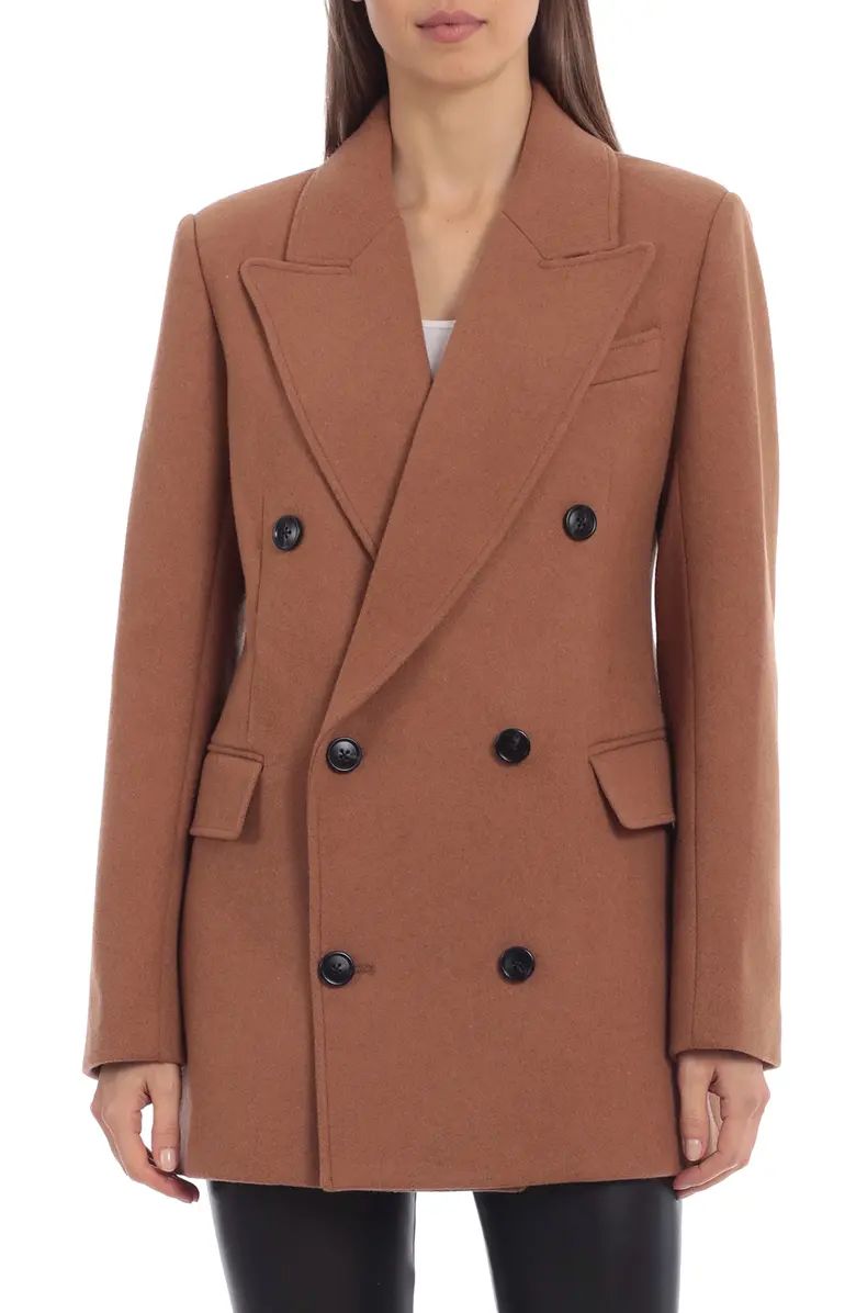 Tailored Double Breasted Coat | Nordstrom | Nordstrom