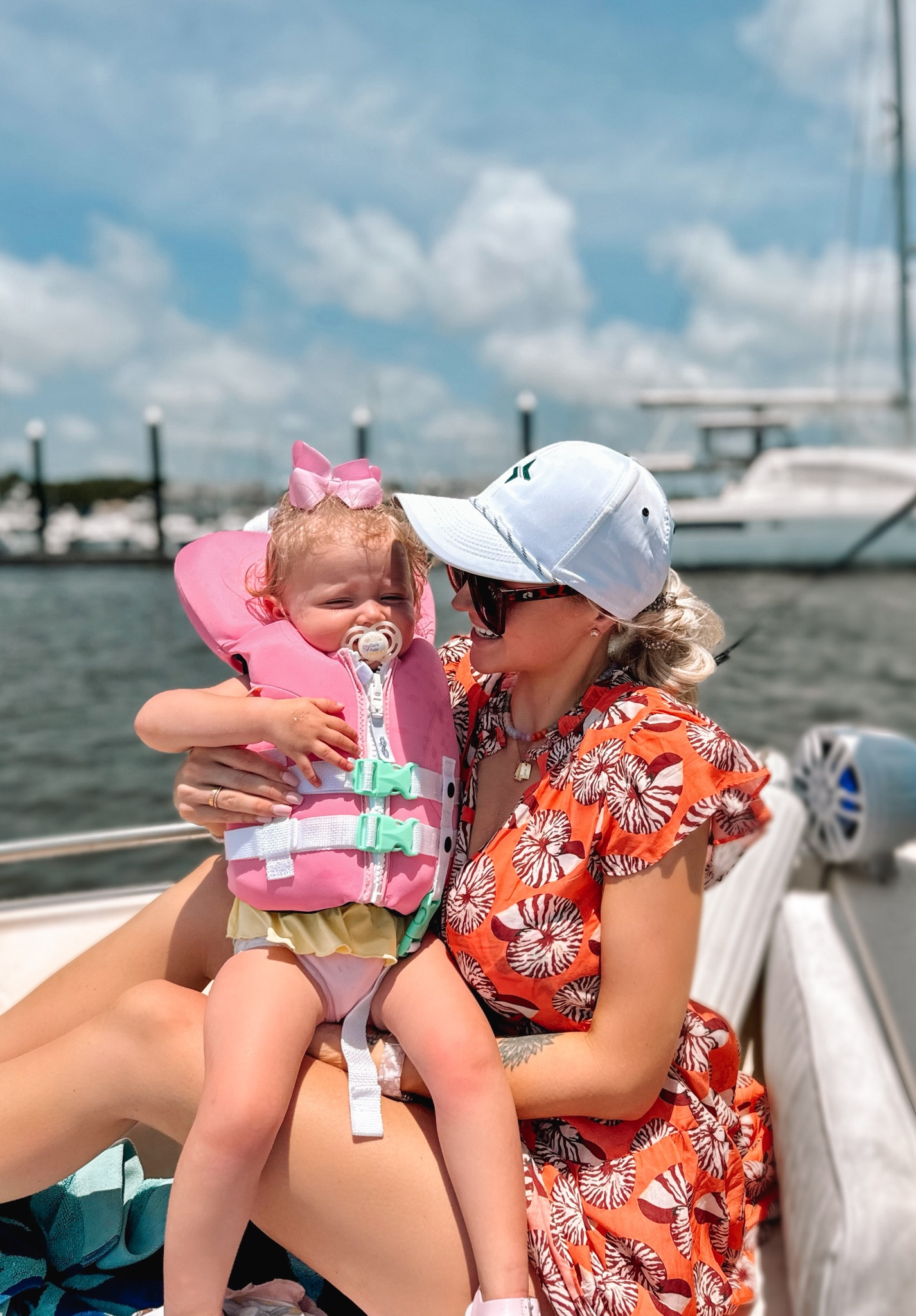 Boat ootd! 🐚 💖 

Vacation, summer, shell coverup, kids swimwear, life jacket 

#LTKswim #LTKtravel #LTKkids