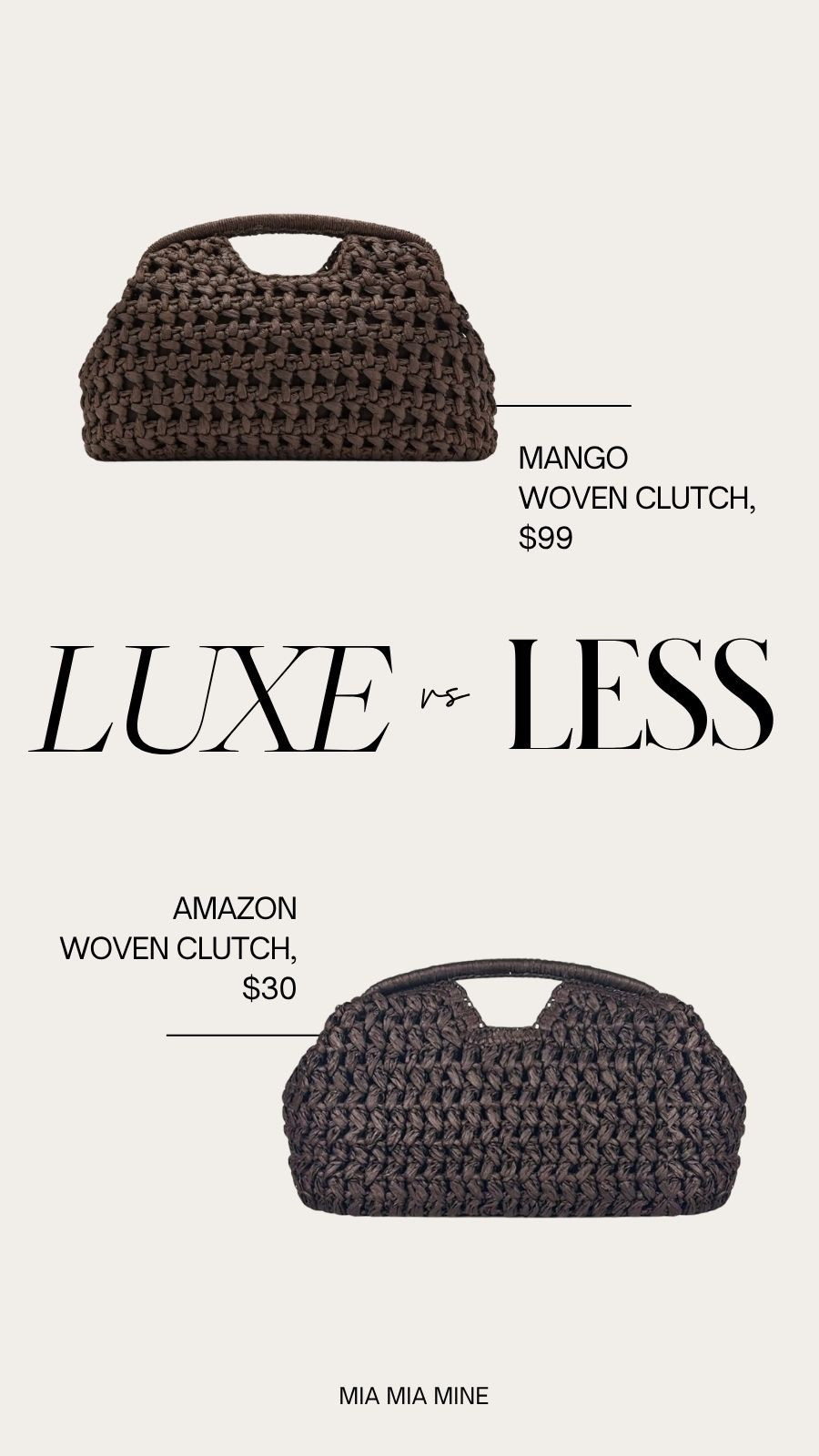 Designer inspired finds on Amazon
Amazon woven clutch 
Mango woven clutch 

Amazon fashion, Amazon accessories 

#LTKSeasonal #LTKTravel #LTKSaleAlert