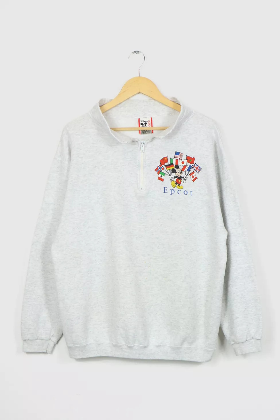 Vintage Disney Epcot Quarter Zip Sweatshirt | Urban Outfitters (US and RoW)