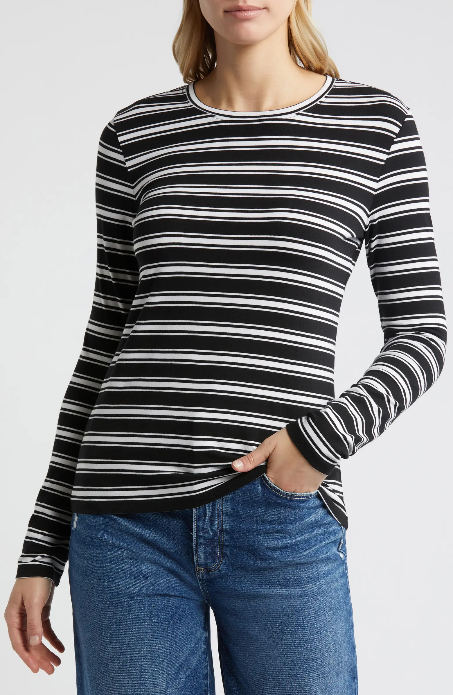Crewneck Long Sleeve T-Shirt | Nordstrom