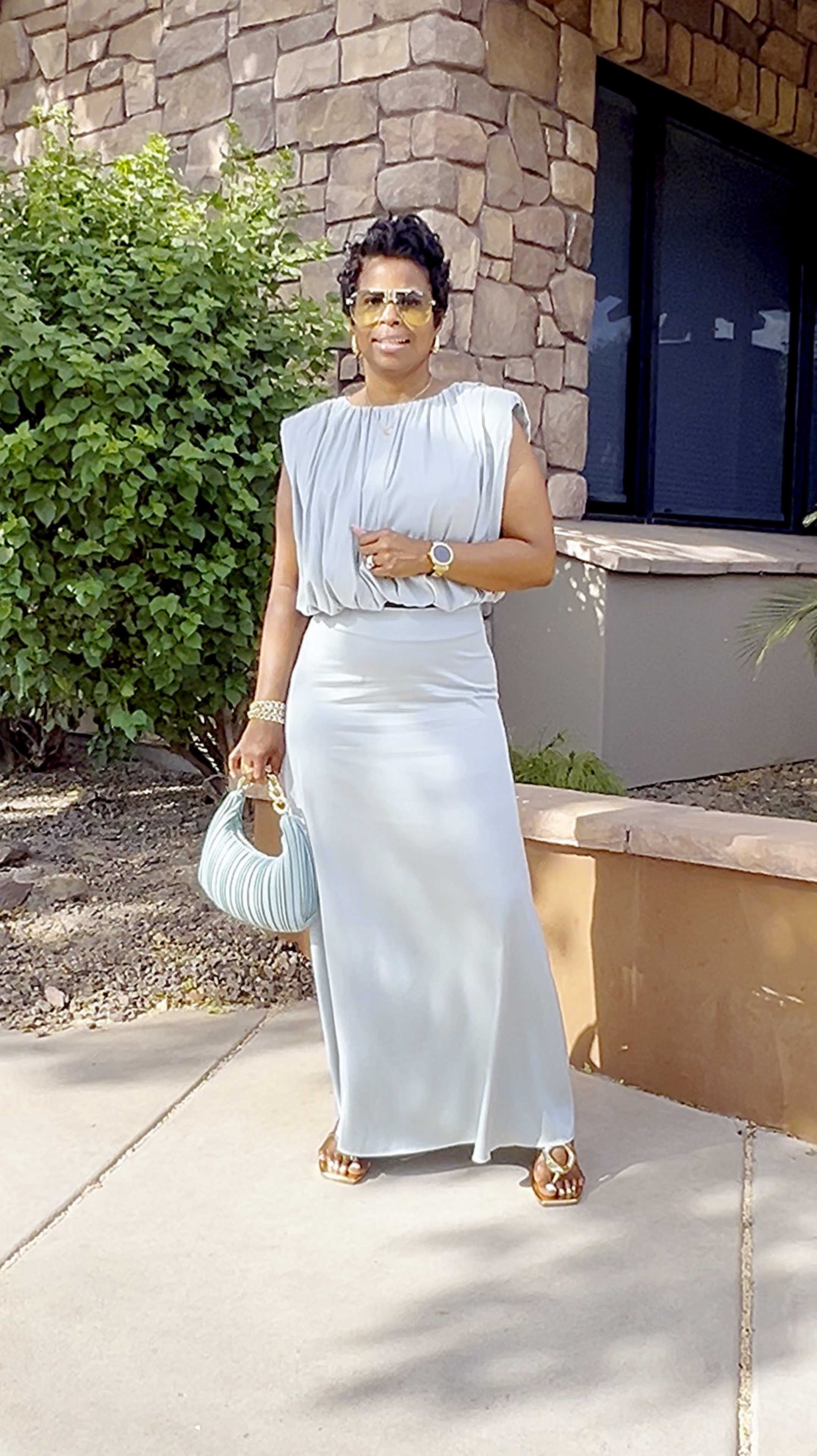 Monochrome is a girls best fren!

Top: TTS wearing a Small
Skirt: Has a little stretch runs a little big. Wearing a size 6

5’5” /165 lbs
Triangle/Pear/Baby for back

#LTKStyleTip #LTKWorkwear #LTKOver40