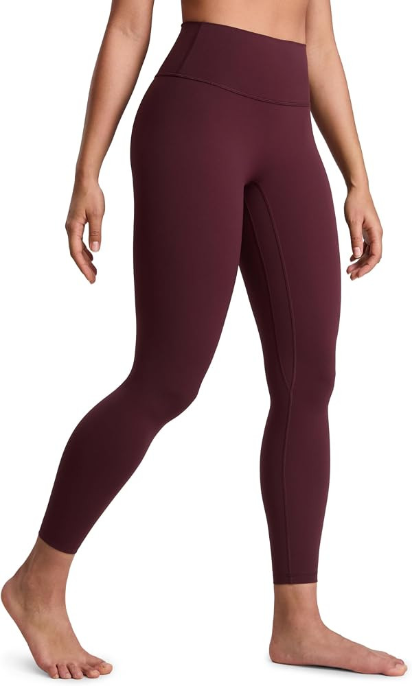 CRZ YOGA SculptAir No Front Seam Yoga Leggings 25" - High Waisted Womens Pants Workout Pilates At... | Amazon (US)