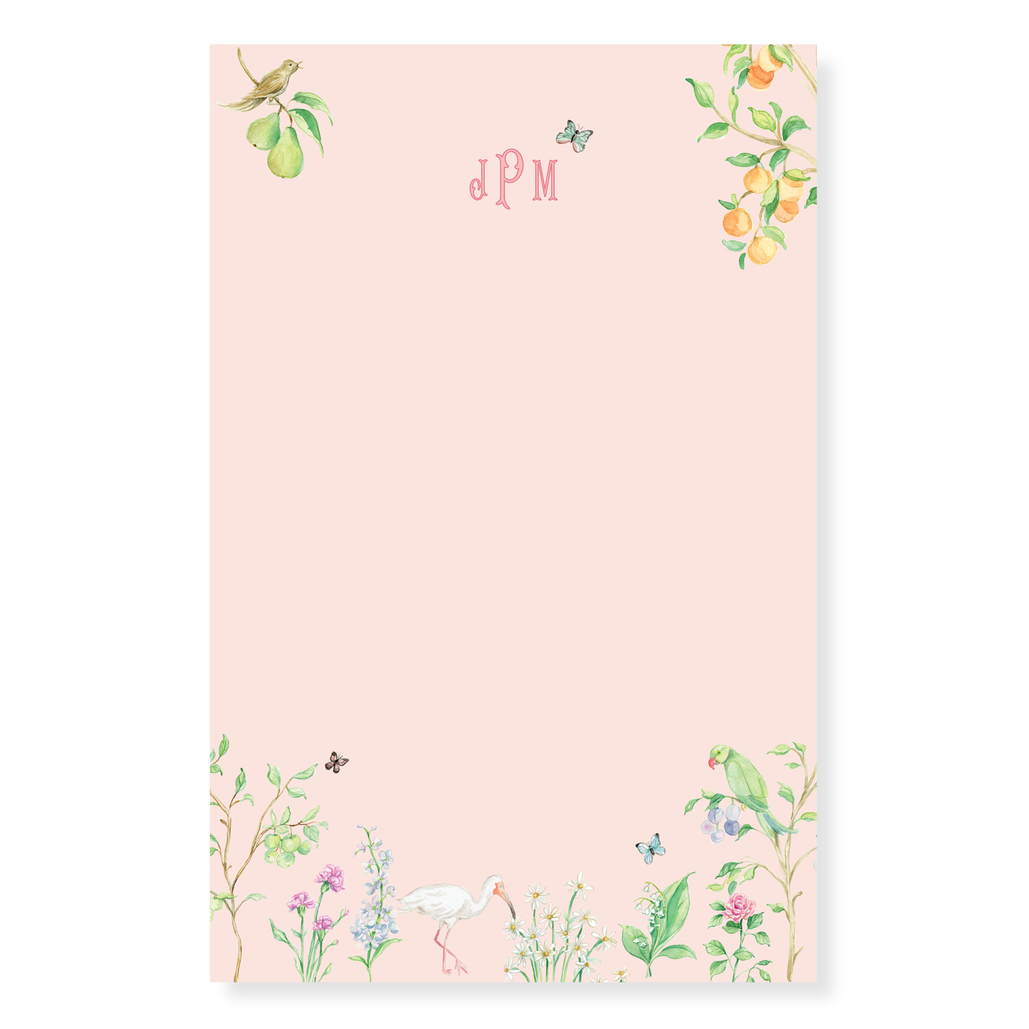 Pink Chinoiserie Personalized Notepad — Simply Jessica Marie | Simply Jessica Marie