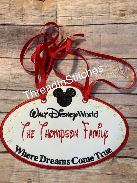 Mickey Castle Disney Stroller Spotter Tag Custom Stroller | Etsy | Etsy (US)