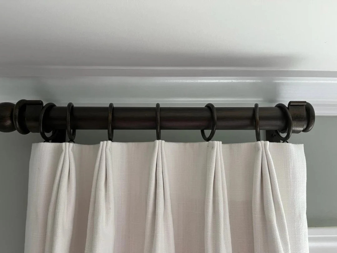 White Linen Pleated Lined Drapery Panel 96"l - CLEARANCE - in Stock Ready to Ship - Etsy | Etsy (US)