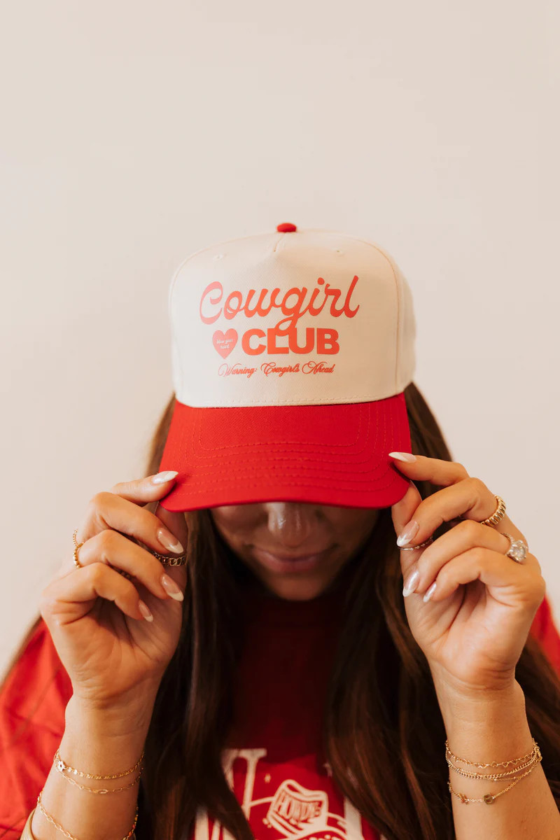 Red Cowgirl Club Hat | Shop Staykation