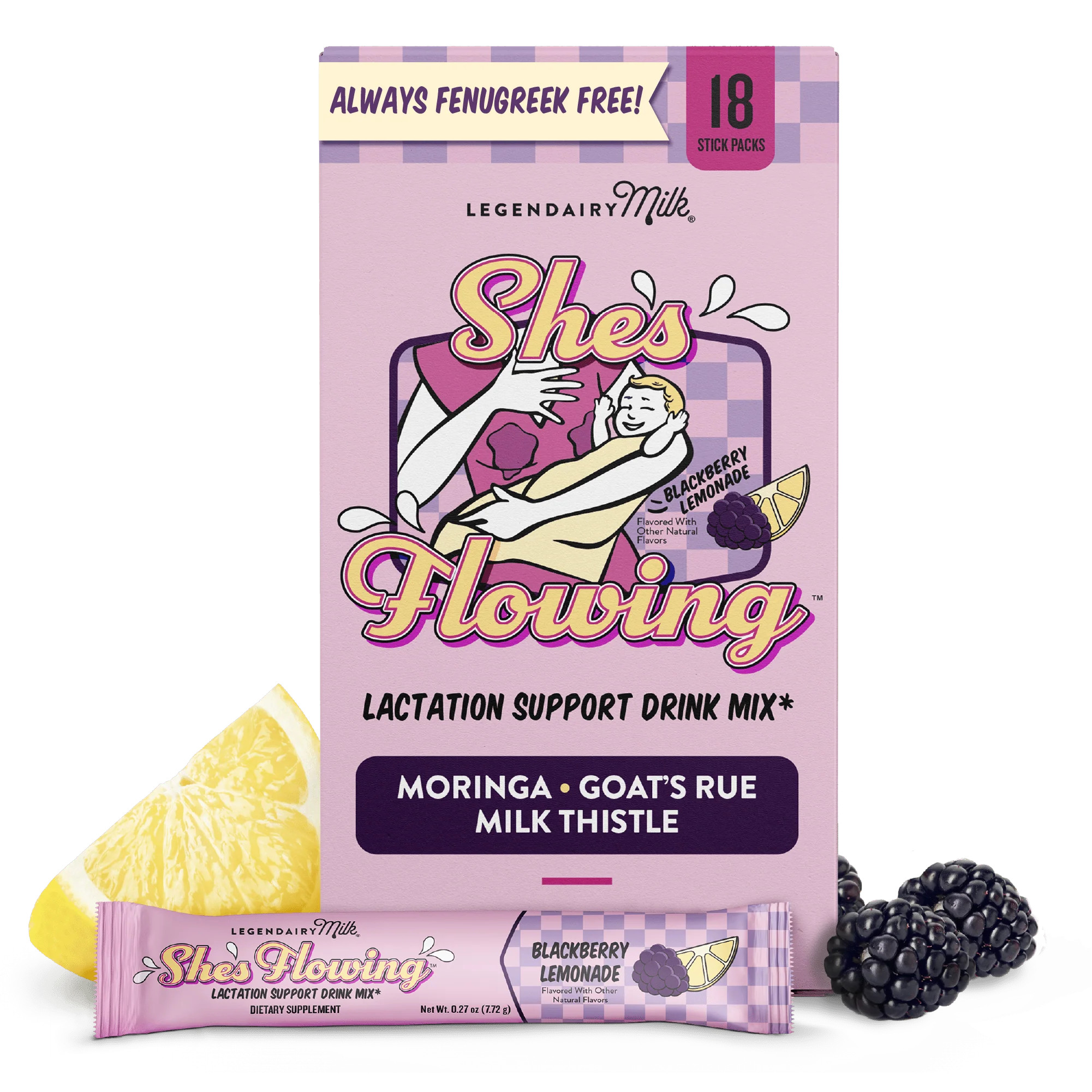 She\u2019s Flowing Lactation Drink Mix | Support Milk Supply On-the-Go | Legendairy Milk
