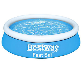 Bestway Fast Set 6' x 20"" Round Inflatable Pool | QVC