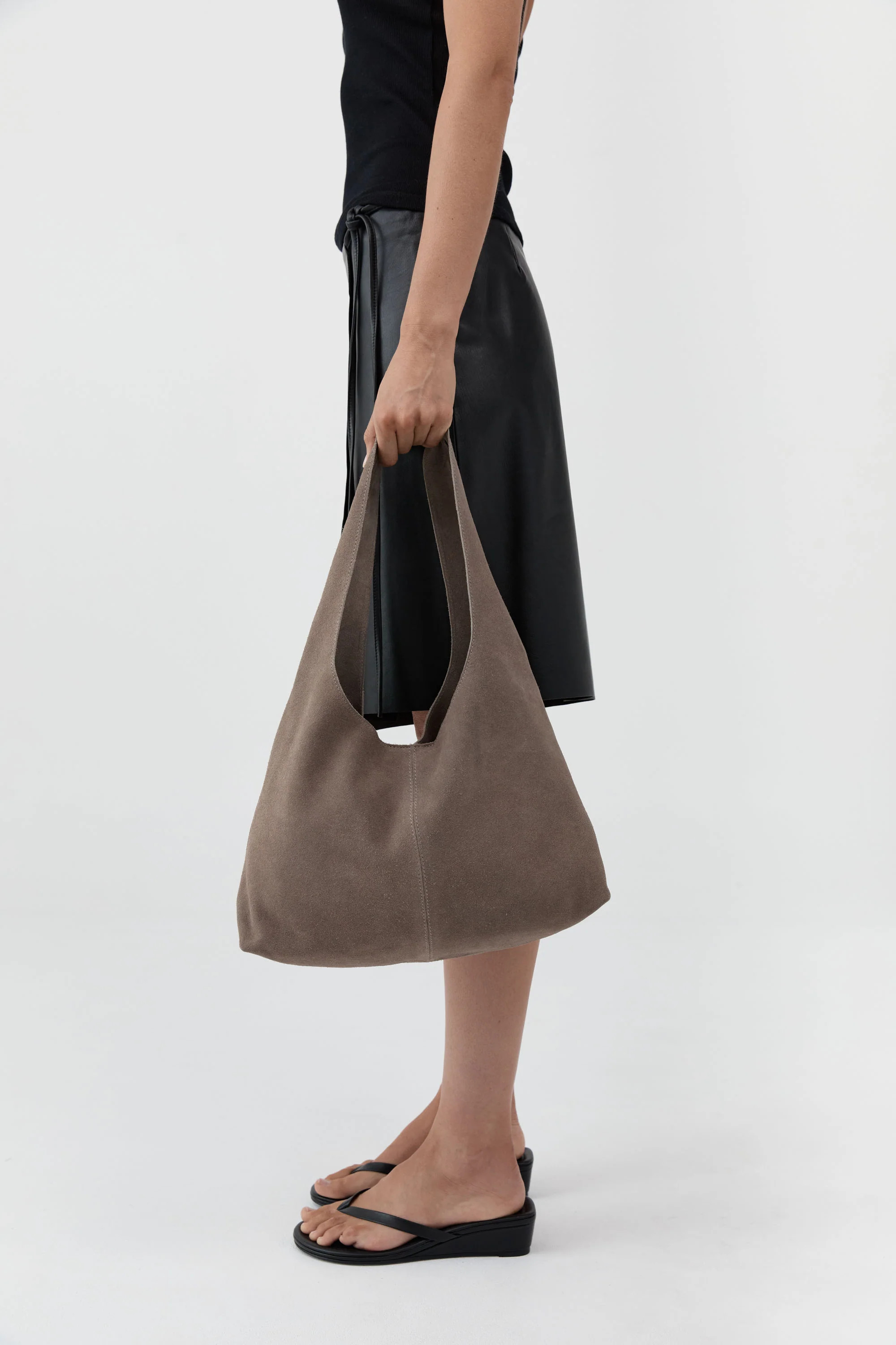 Suede Soft Bag - Pebble | St. Agni (US, UK, EU)