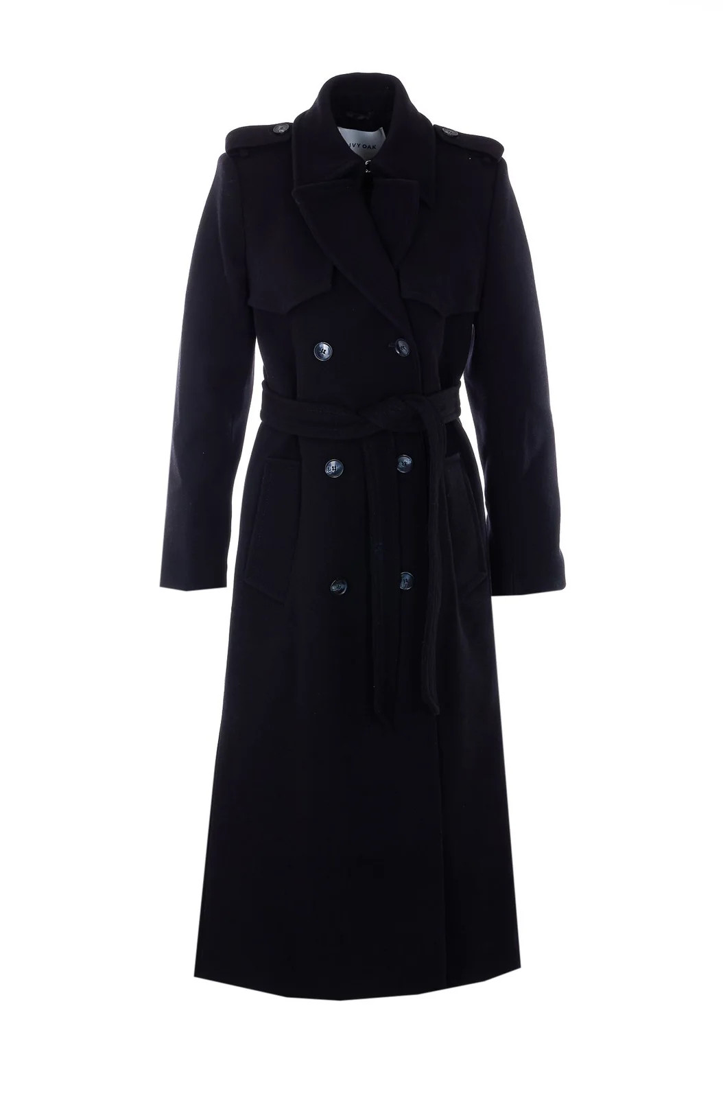 Ivy & Oak Double-Breasted Belted Coat | Cettire Global