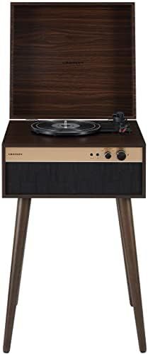 Amazon.com: Crosley CR6236A-WA Jasper 3-Speed Bluetooth in/Out Turntable with Built-in Speakers a... | Amazon (US)