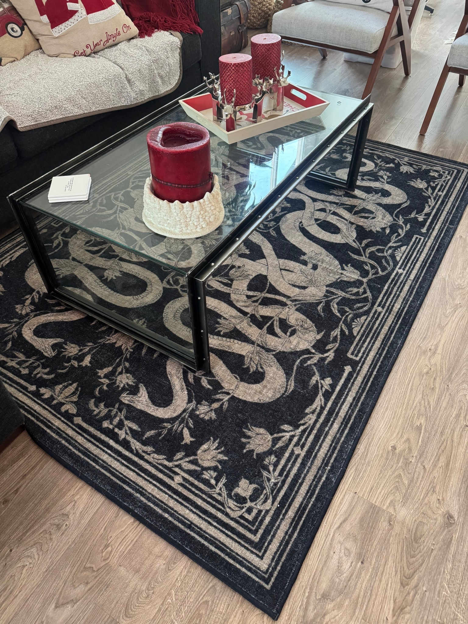 Love our new rug 🐍 it will be perfect when we do our remodel too ! On sale right now . We got the tufted all in one this time👏🏻

#LTKHome #LTKSaleAlert #LTKCyberWeek