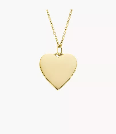 Drew Gold-Tone Stainless Steel Pendant Necklace | Fossil (US)