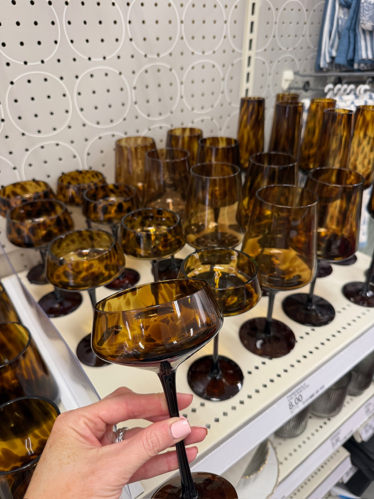 New tortoise shell glassware out at Target now!  

 #LTKHome
