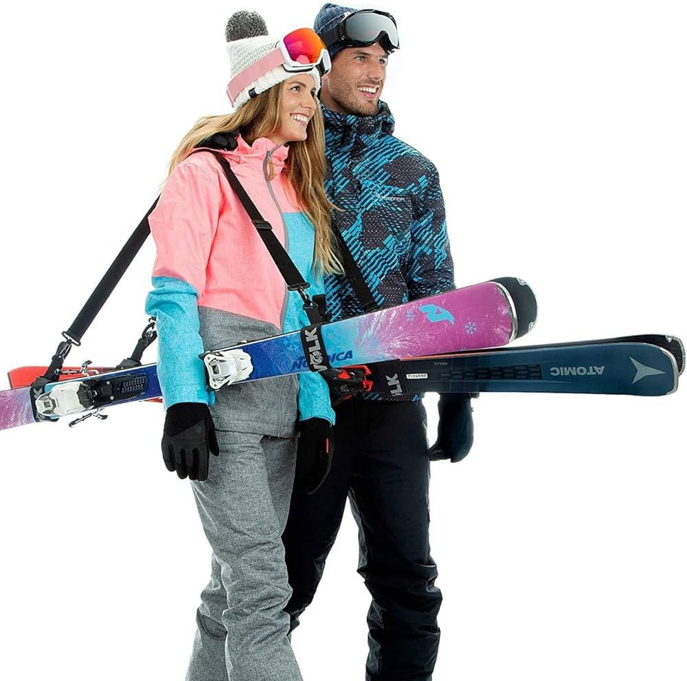 Volk Ski Strap and Pole Carrier - 2 Sets per Pack - Skiing Accessory for Easy Transportation of Y... | Amazon (US)