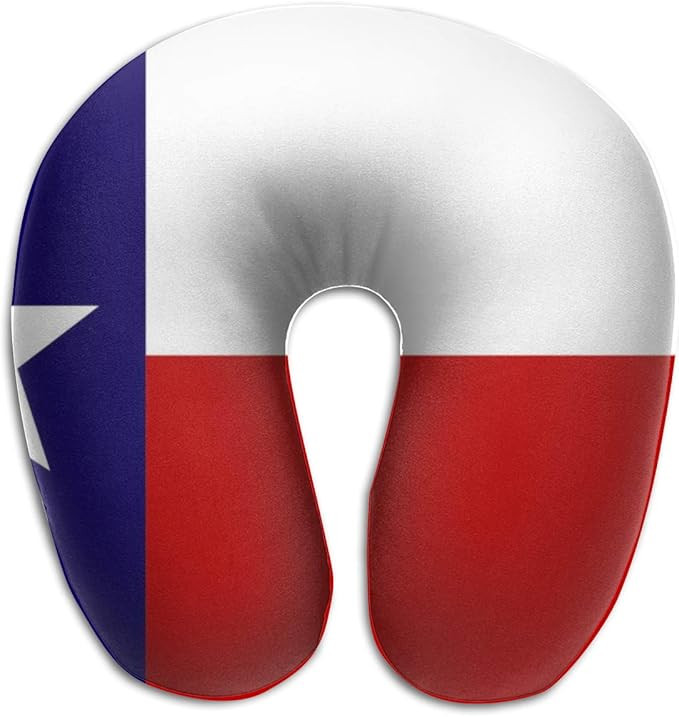 Gkf U Shaped Pillow Neck Texas Flag Travel Multifunctional Pillow Car Airplane | Amazon (US)