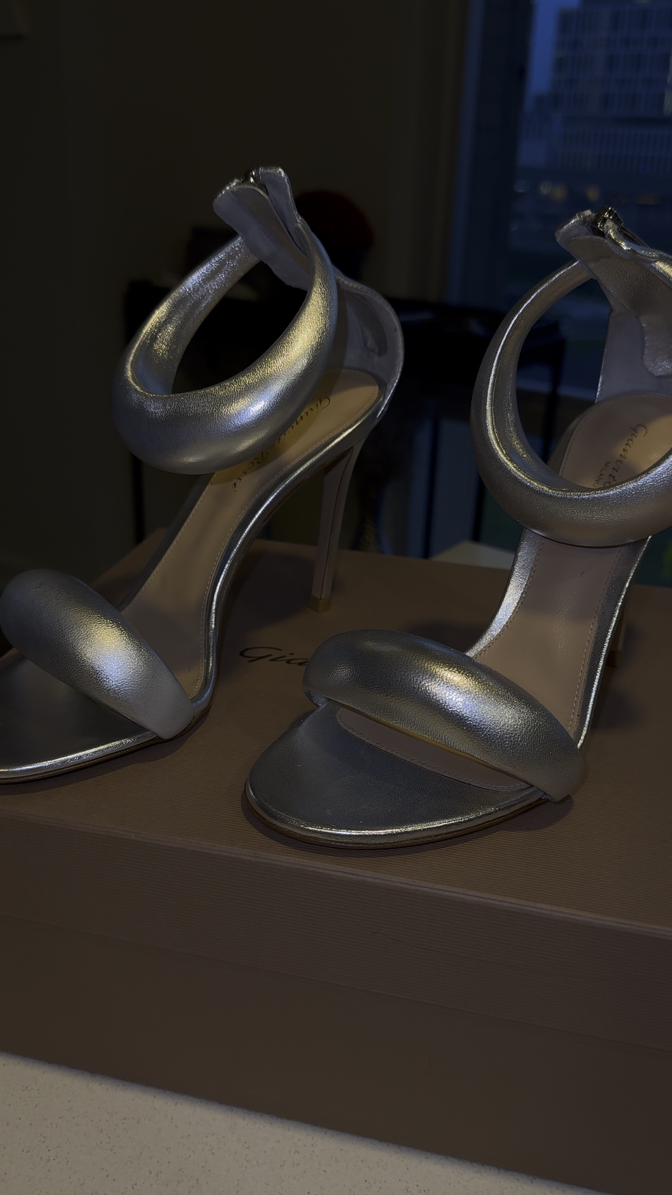 Gianvito Rossi Bijoux Sandals  - Silver 

#LTKShoeCrush