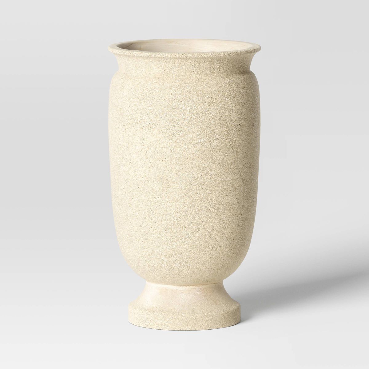 Plastic Outdoor Planter Pot Cream - Threshold™ designed with Studio McGee | Target