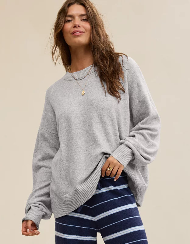 Aerie Sunday Soft® Plush Crew Sweater | Aerie