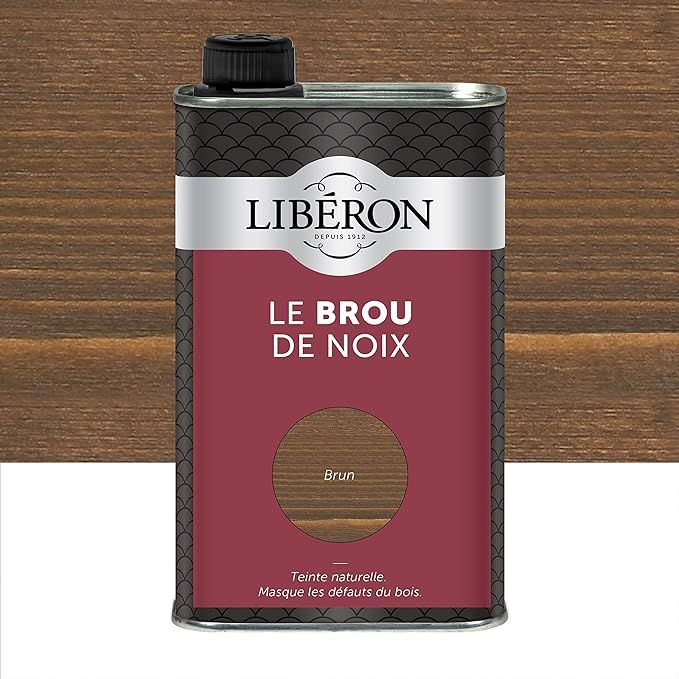 LIBERON Brou de noix pour teinter et protéger vos meuble, 500mL | Amazon (FR)