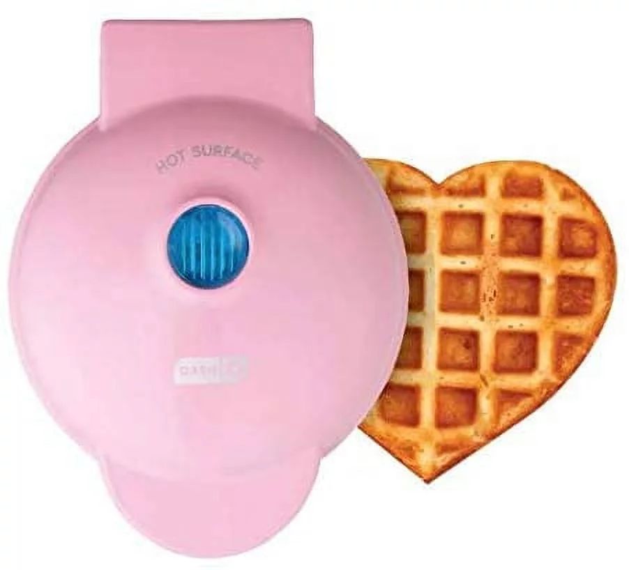 DASH Pink Heart Mini Waffle Maker - Walmart.com | Walmart (US)