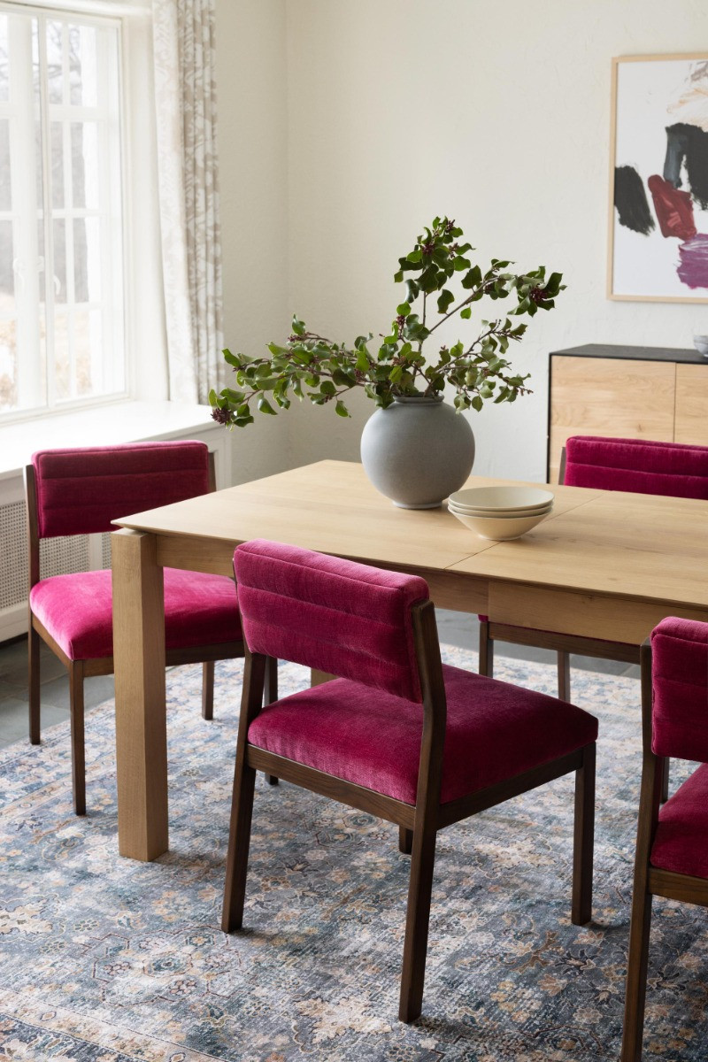 Nora Upholstered Armless Chair | Interior Define