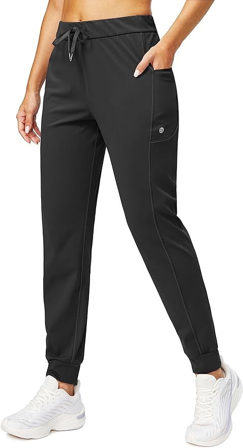 G Gradual Women's Joggers Pants with Zipper Pockets Stretch Tapered Athletic Joggers for Women Lo... | Amazon (US)