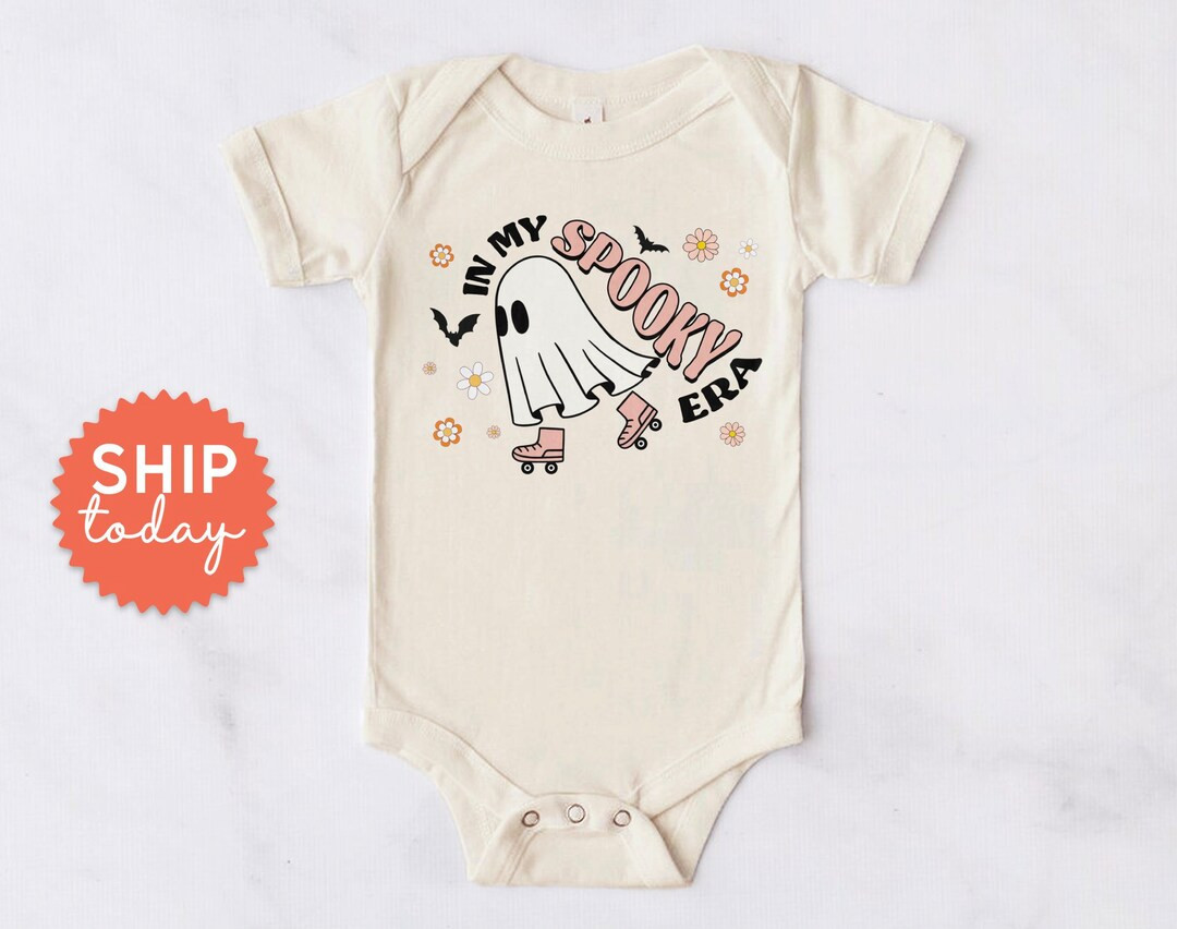 In My Spooky Era Baby Onesies® Brand Skater Ghost Baby - Etsy | Etsy (US)