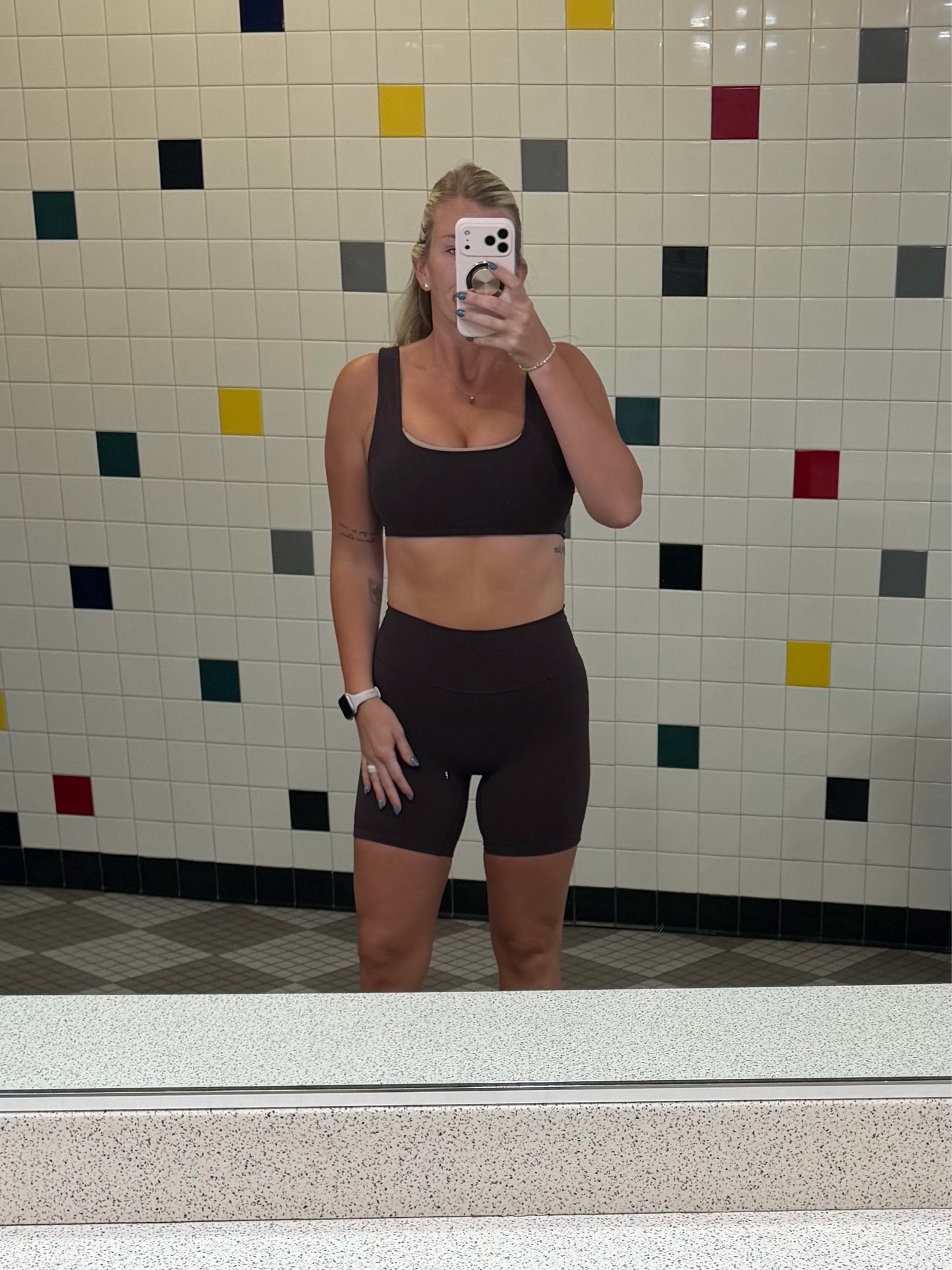 Seriously my favorite biker shorts i’ve ever found!!! I am 5’7 wearing the 6 inch!! I prefer 5 inch biker shorts but the fit of this is INSANELY good. 

#athlesiure #activewear #matchingset #gymootd #bikershorts #sportsbra #mediumsupportbra #activewearhaul #gymset

#LTKootd #LTKActive #LTKMidsize