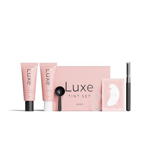 Luxe Cosmetics- Black Color Set for Lashes and Brows - Long Lasting Temporary Color (Up to 4 Weeks) - Vegan & Cruelty-Free - for Salon & Home Use | Amazon (US)